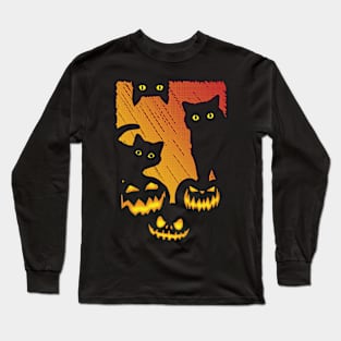 Halloween cats V2 Long Sleeve T-Shirt